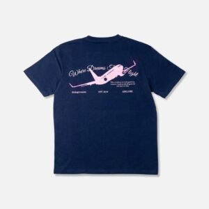 Camiseta Take Flight Regular Fit de Rising Dreams en color azul marino
