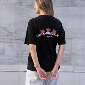 Camiseta Dreamers Club Oversize de Rising Dreams en color negro