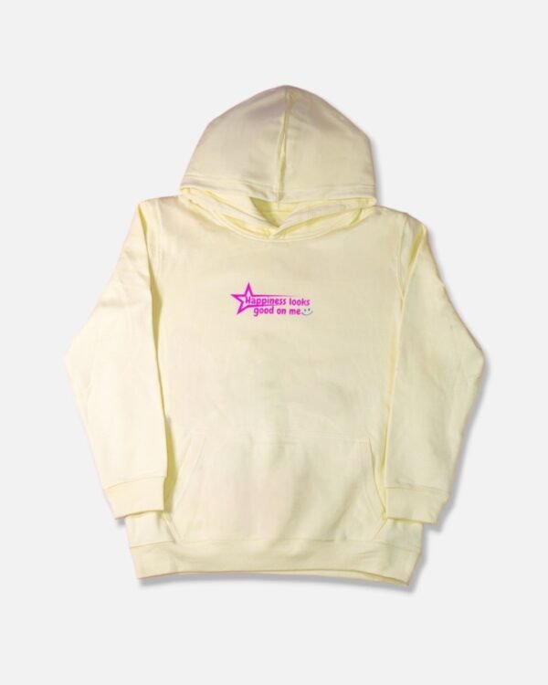 Sudadera Rising Kids Hoodie de Rising Dreams en color amarillo vainilla para niños
