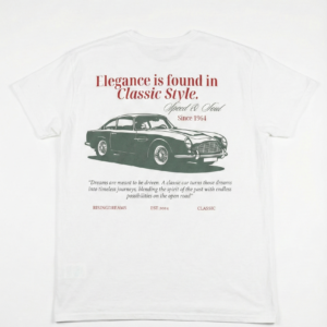 Camiseta coche classic blanca