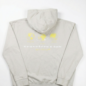 Sudadera Travelers Club Oversize de Rising Dreams en color gris Stone Washed