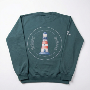 Crewneck Sailors' Club Regular Fit de Rising Dreams en color verde agua