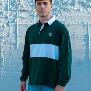 Polo Rising Dreams Heritage Oversize verde con símbolo bordado